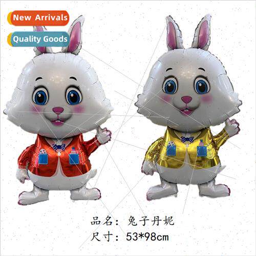 Dany rabb cute whe rabb gold red children inflatable toys ra