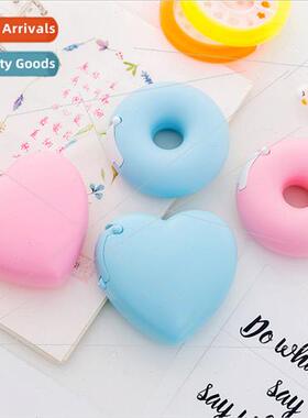 Korea creative cartoon stationery portable donut tape holder