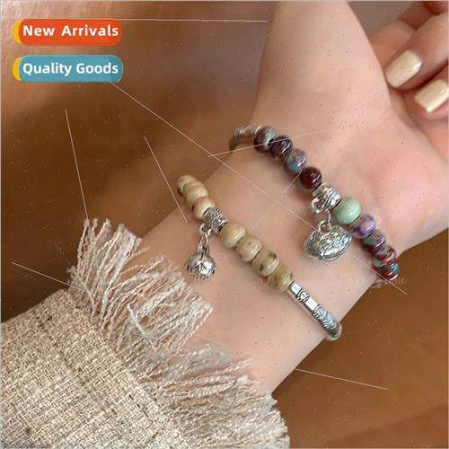 Beaded peace lock bracelet female retro girlfriends hjewelry