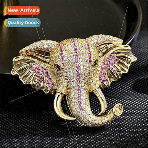 New INS east Asian elegant full zirconium elephant classic n