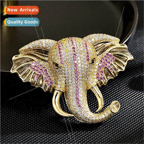 New INS east Asian elegant full zirconium elephant classic n