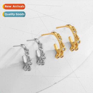 2023 mple pendant ear clip earrings small fashion ear hangin