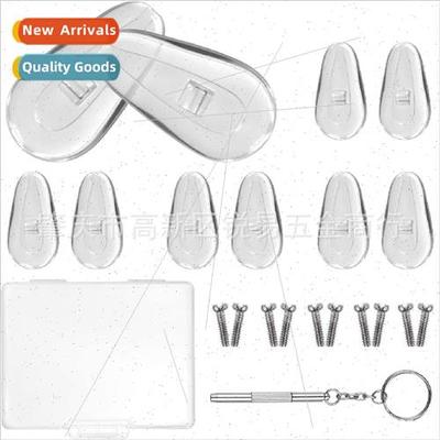 5 Pairs Airbag Nosepcs Eyeglass Repair Parts Soft licone Air