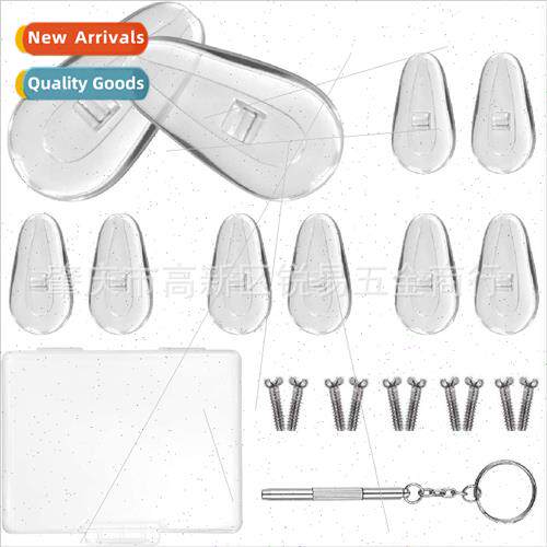 5 Pairs Airbag Nosepcs Eyeglass Repair Parts Soft licone Air