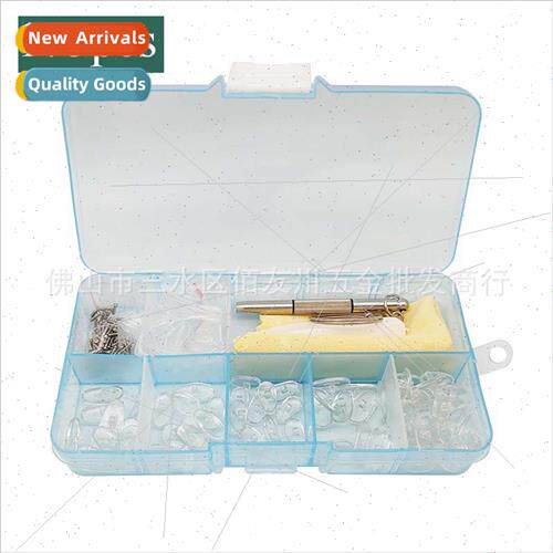 175pcs boxed eyeglasses nosepcs earpcs tweezers screwdriver