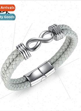 Europe Fashion mple Irregular Leather Jewelry Summer Men Hun