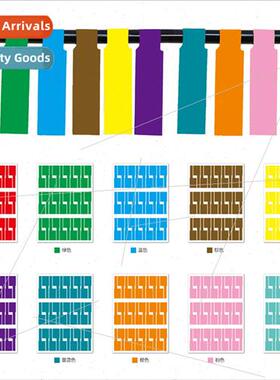 Cable labels waterprocolor P type cable network cable printa