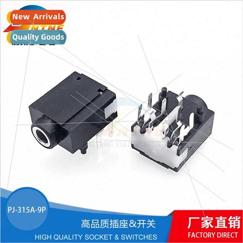 Supply  3.5mm audio female multi-group swch interface pj-315