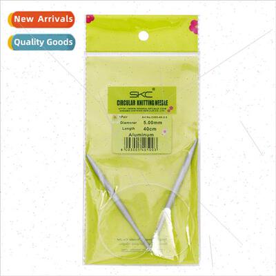 Magnetized Aluminum Circular Needles Colorful Aluminum Stick