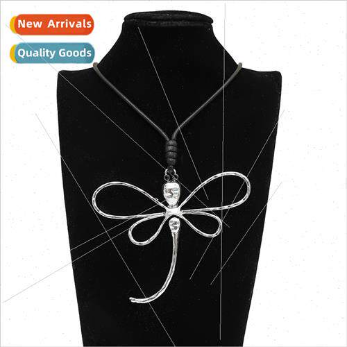 Dragonfly shape Europe ladies popular nd pendant long metal