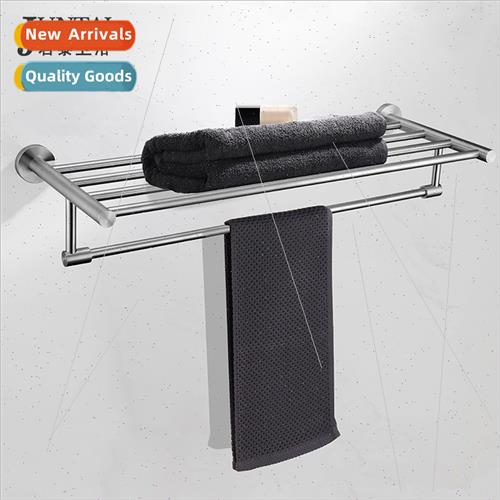 Brushed Towel Rack 304 Double Towel Rack Hotel Project Bath