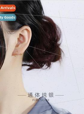 S925 silver simple spring earrings screws 2020 new nd earrin