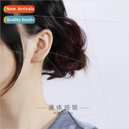 S925 silver simple spring earrings screws 2020 new nd earrin