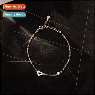 925 silver Plated Bracelet Women Love mple Delicate Hundred