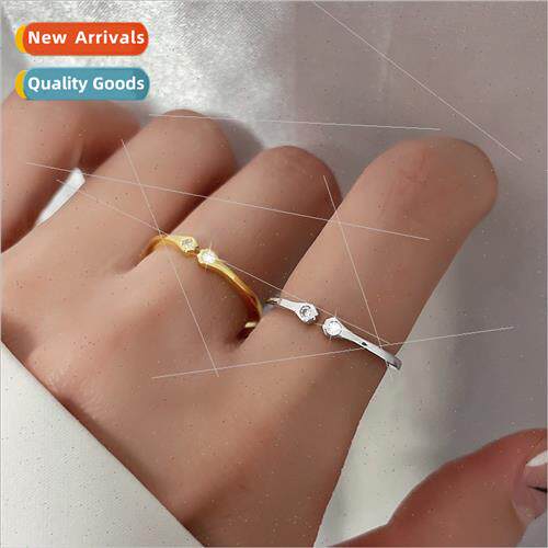 Flash diamond cat claw ring simple ins sweet creative meow s