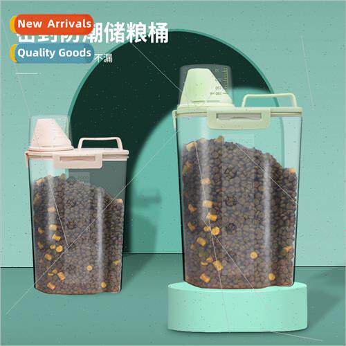 Cat Food Dog Food Storage Bucket Pet Food Storage Sealed Moi