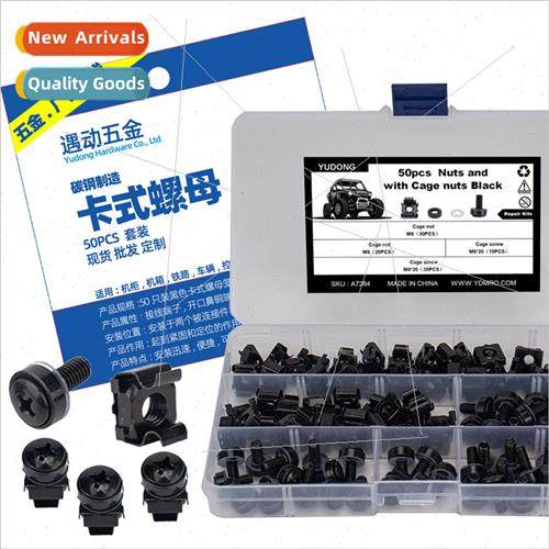 Box 50-Painted Cap Nuts Cage Nuts Cap Nuts ze M6