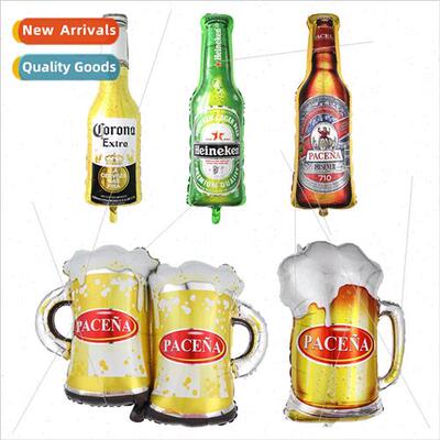 Corona Beer Bottle Wine Glasses Mexican Party Decoration Sup