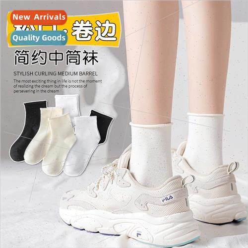 Whe jk socks womens short socks ins tide summer thin section
