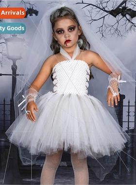 Childs dress Halloween cosplay role-playing mesh tutu dress