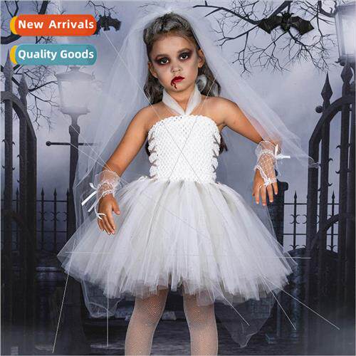 Childs dress Halloween cosplay role-playing mesh tutu dress