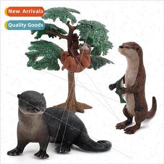 Wild animal model sloth long arm monkey otter handmade craft