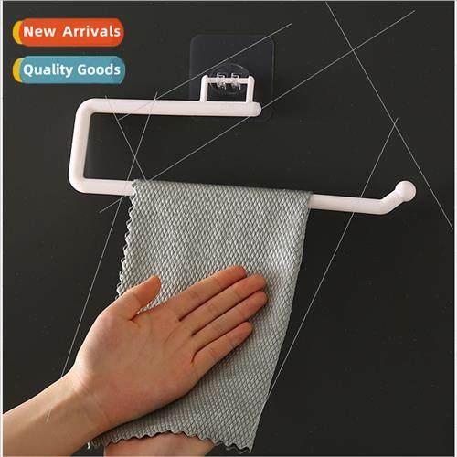 Multi-functional kchen towel hanging rack no-punch shelf kch
