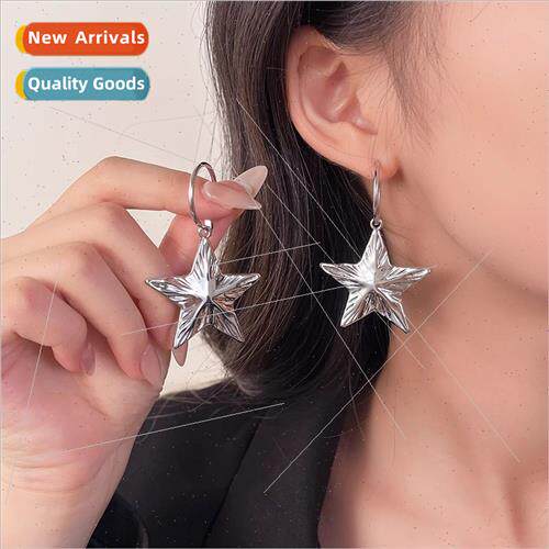 New tide pentagram pendant earrings sweet cool earrings fash