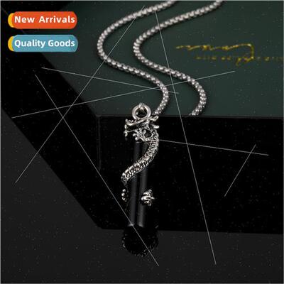 Fashion Stainless Steel Collarbone Chain che Coiled Dragon A