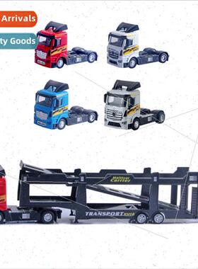 Children toy car cargo container model truck head alloy mate