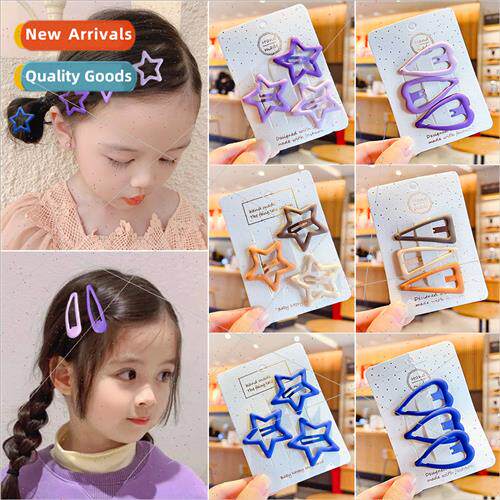hair clips baby bb clip card artifacts ltle girl pentagram h