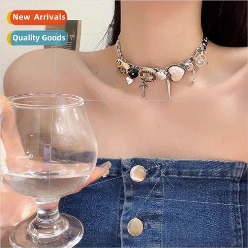 Chiu Cool Multi-Element Accessory Combination Collarbone Cha