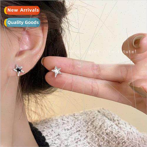 Pentagram ensemble super flash earrings stud ear bone studs