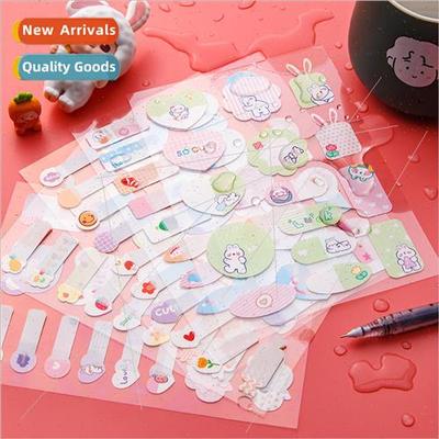 Cartoon waterproname stickers water cup stickers self-adhesi