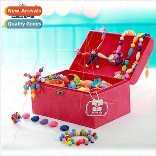 Girls DIY Pop Beading Toys Kids Business Hundreds Variable P