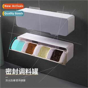 home set Kchen box combination commercial mounted spice wall