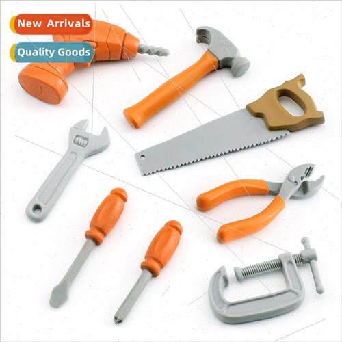 Repair tools model children cognive drill hammer screwdriver