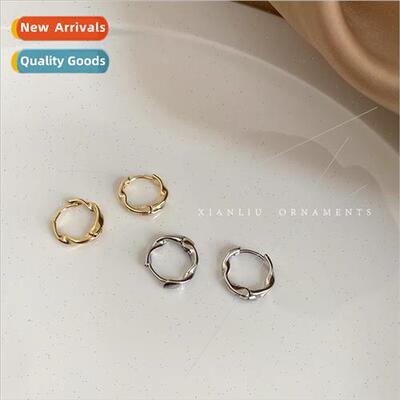 Koreasimple earrings female sleep do not need to take off ea