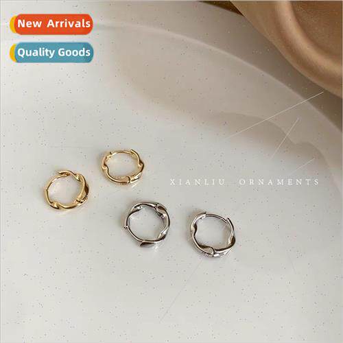 Koreasimple earrings female sleep do not need to take off ea