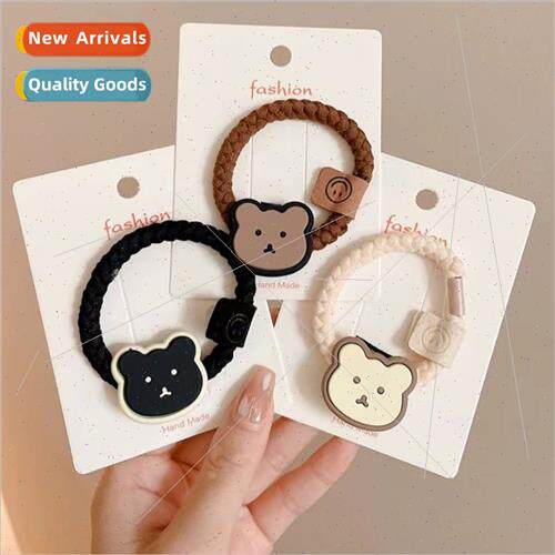 curry color frosted bear braided hair rope high color value