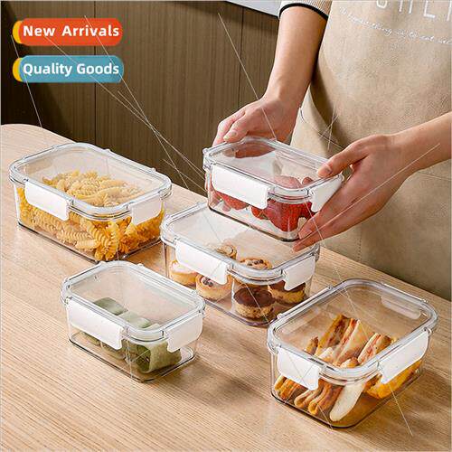 Crisper box refrigerator sealed food organizer wh lid fru bo