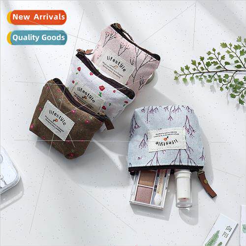 Koreafloral coin purse garden mini cartoon canvas bag carry