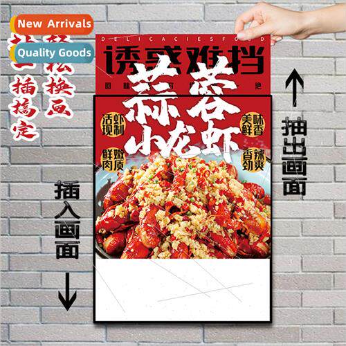 Toughened glass led drawing ultra-thin light box luminous ad