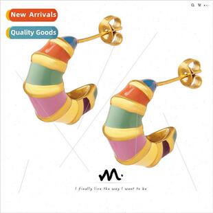 Vintage Europe cool do not fall off color C status quo earri