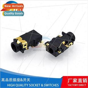 SMT Socket Headphone 3.5MM Video Audio Pins 31060A Headle