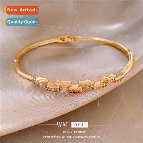 zirconia splicing snap bracelet bracelet 百搭手环 手饰女款