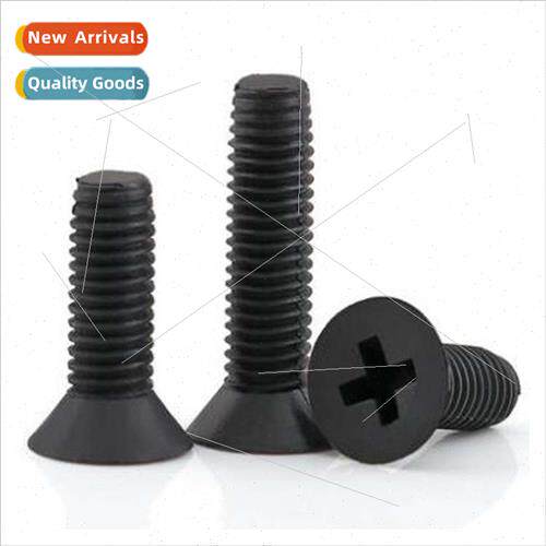 Black plastic screws plastic screws flat head Phillips nylon
