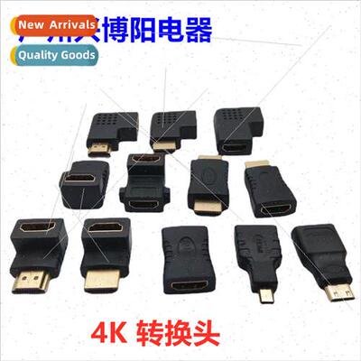 4K HDMI Thru Converter Head 90 degree 270 degree right angle