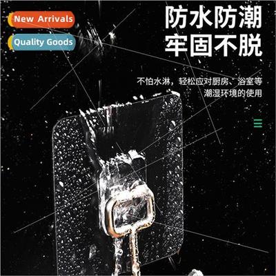 No-hole hanging hooks creative kchen door stainless steel ca