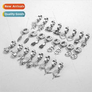 Korea new alloy stud earrings适用men women earrings earrings